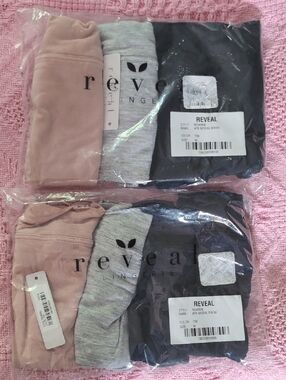 Kohl's Reveal Medium 6-Pack Bikini Panties - Pink, Gray, Black New 🆕 Medium